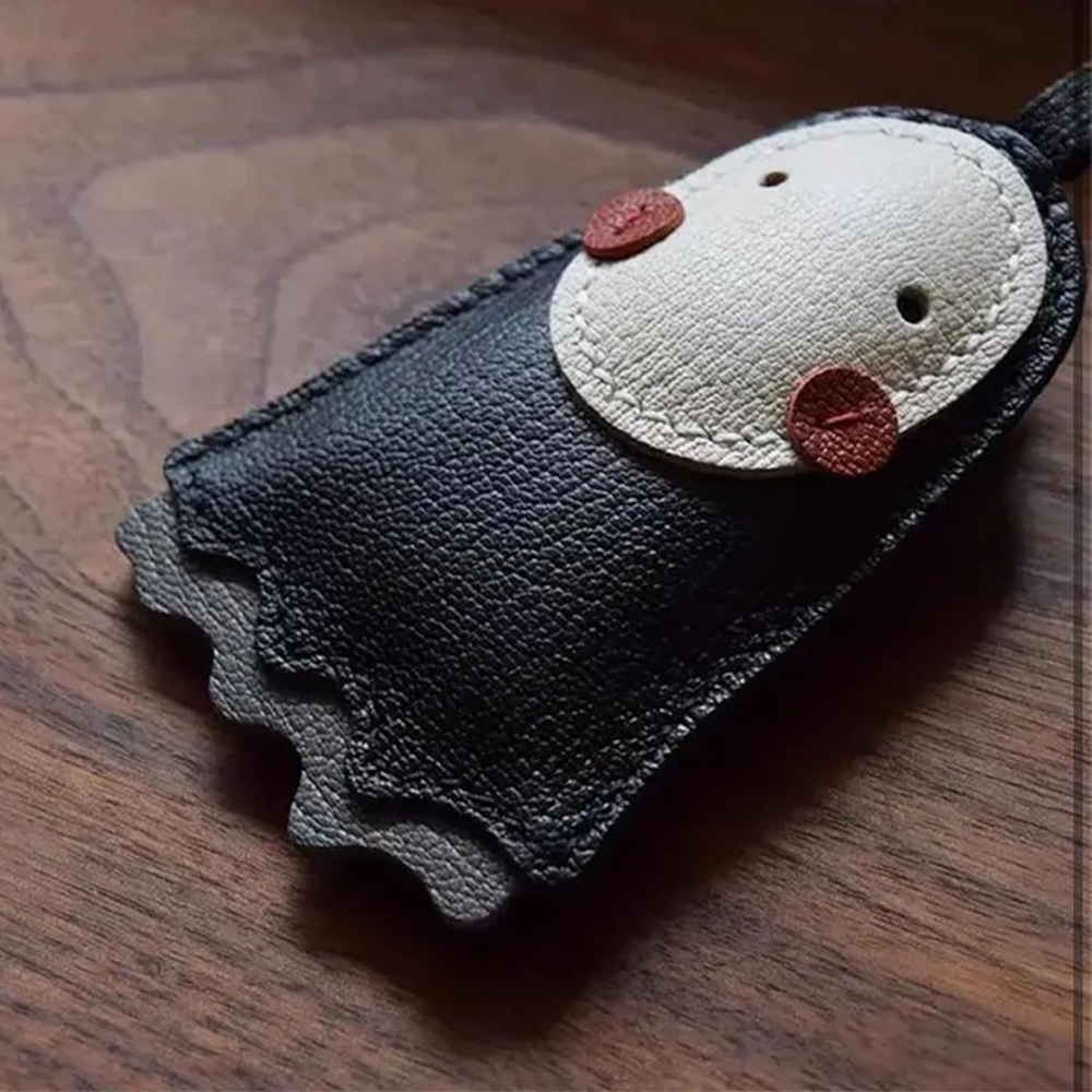 NEW Bag Charm No Face Spirited Away Keychain Black White Miyazaki - Picture 4 of 7